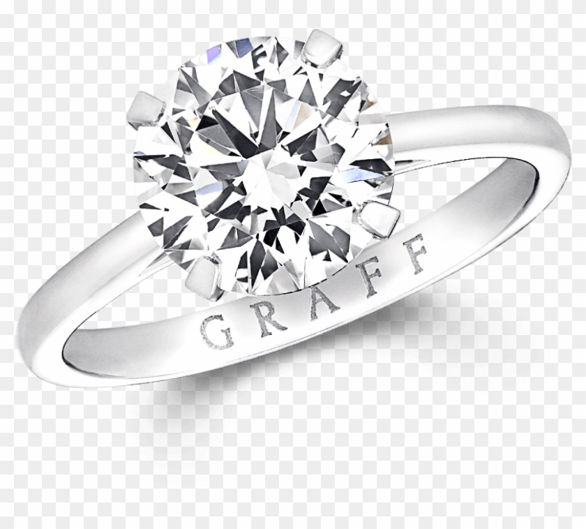 A Graff Round Brilliant Diamond Paragon Engagement - Engagement Ring Clipart