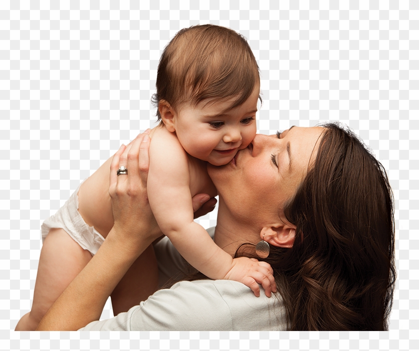 Sweet Mom And - Mother And Baby Png Clipart #312408