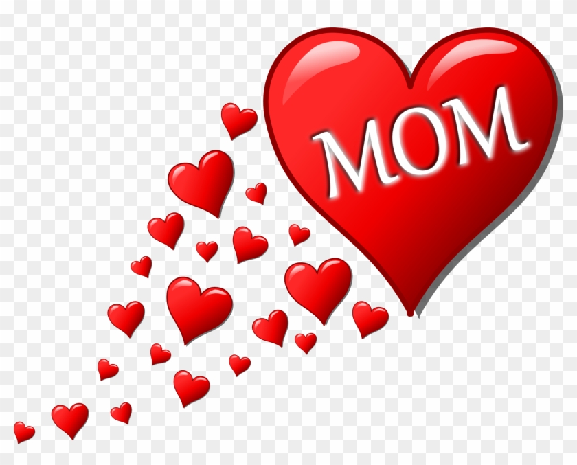 Free Icons Png - Hearts For Mother's Day Clipart