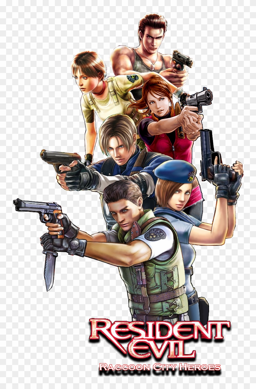 Chris Redfield, Jill Valentine, Leon S Clipart
