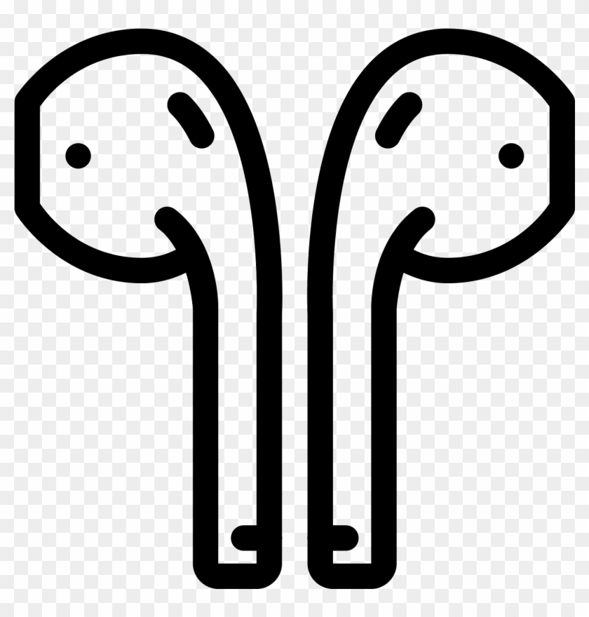 Earbud Headphones Png Icon - Airpods Clipart Transparent Png