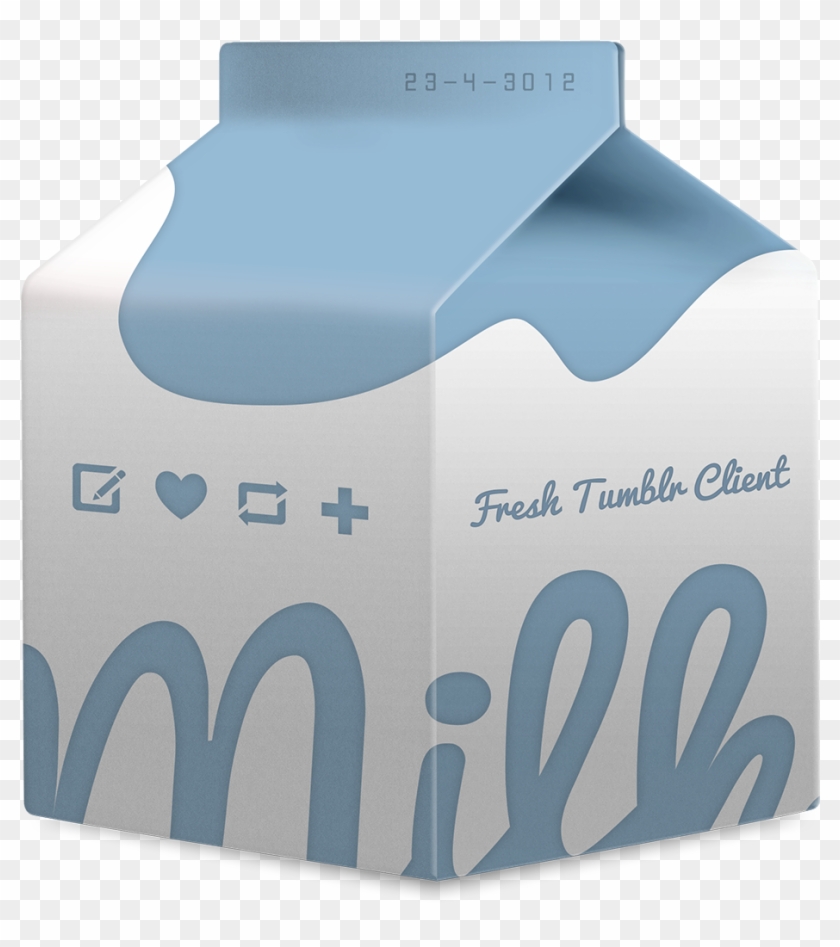 2 Has Been Submitted To The App Store - Milk Tumblr Transparent Png Clipart #312682
