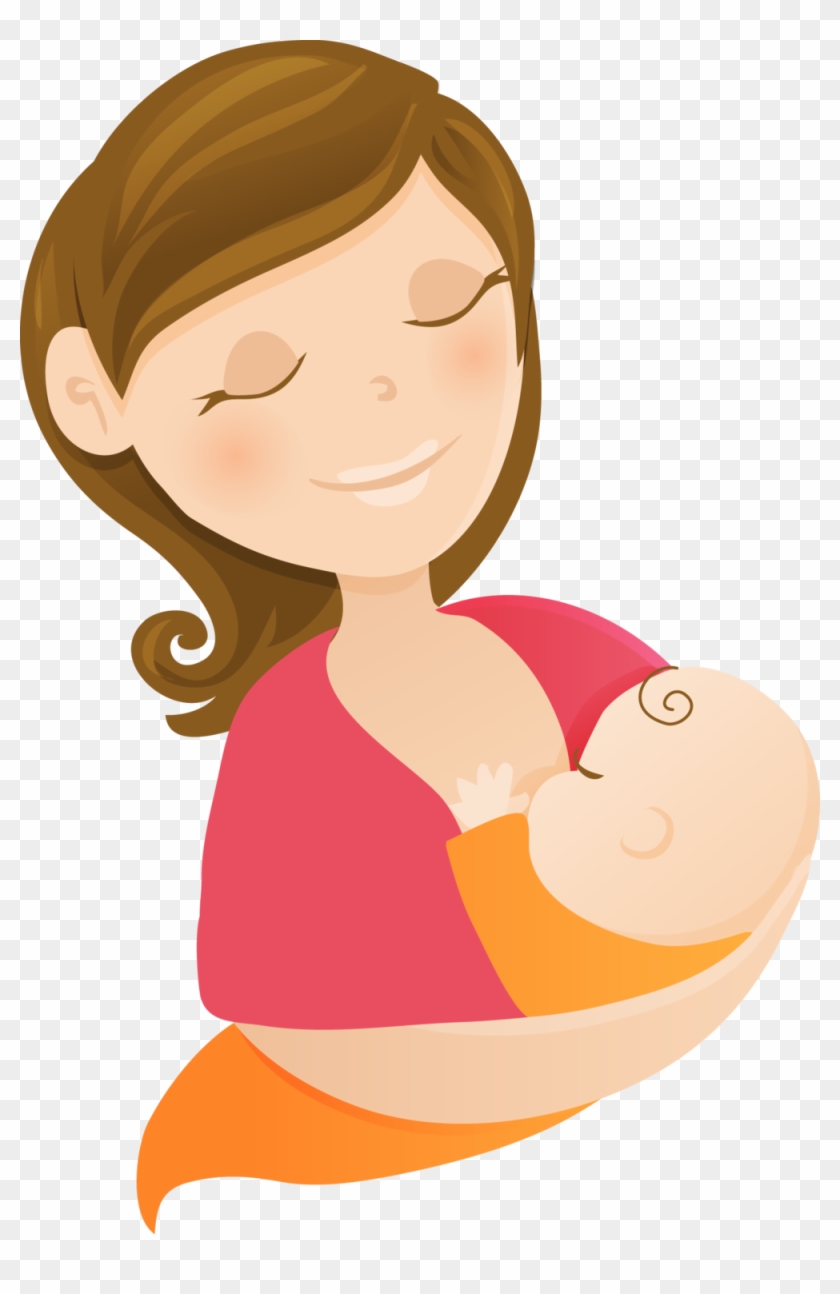 Mother Free Png Image - Baby Breastfeeding Clipart Transparent Png
