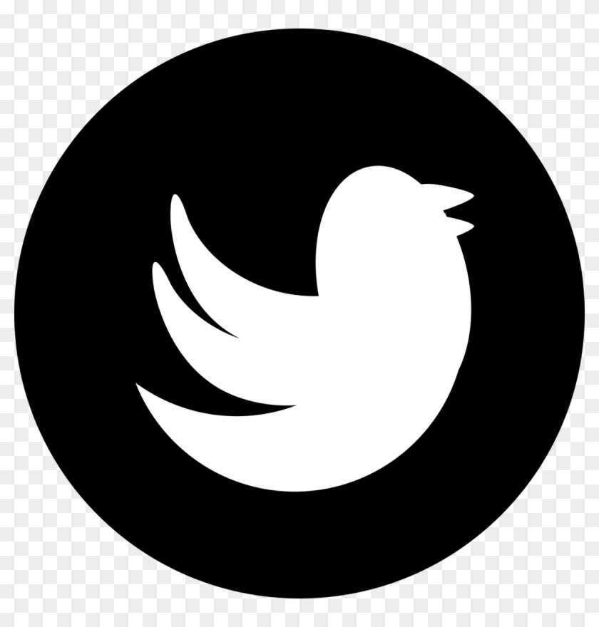 1200 X 1200 8 - Twitter Logo Png Transparent Background Black Clipart #313040