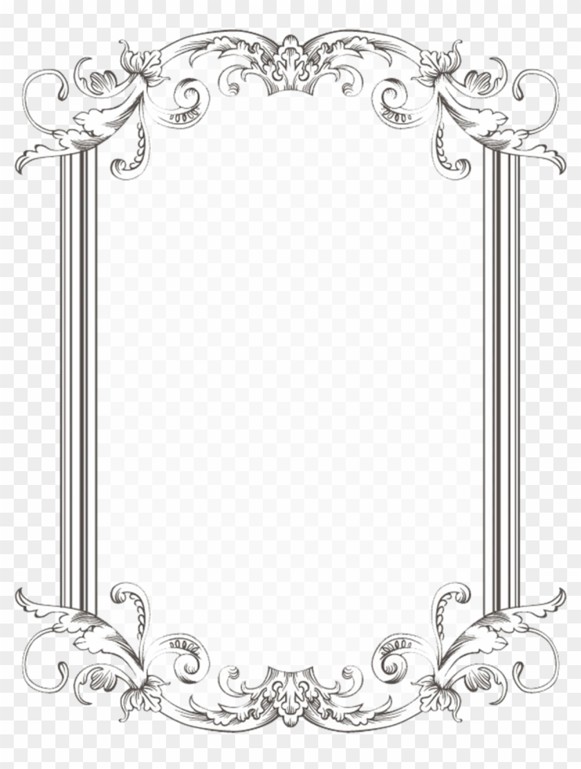 Clip Transparent Frame Transparent Png Pictures Free - Black And Silver Borders