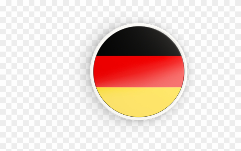 German Flag Round Icon Clipart