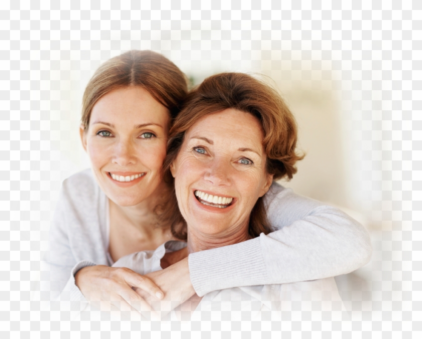 Mother, Mom And - Mom And Daughter Png Clipart #313462