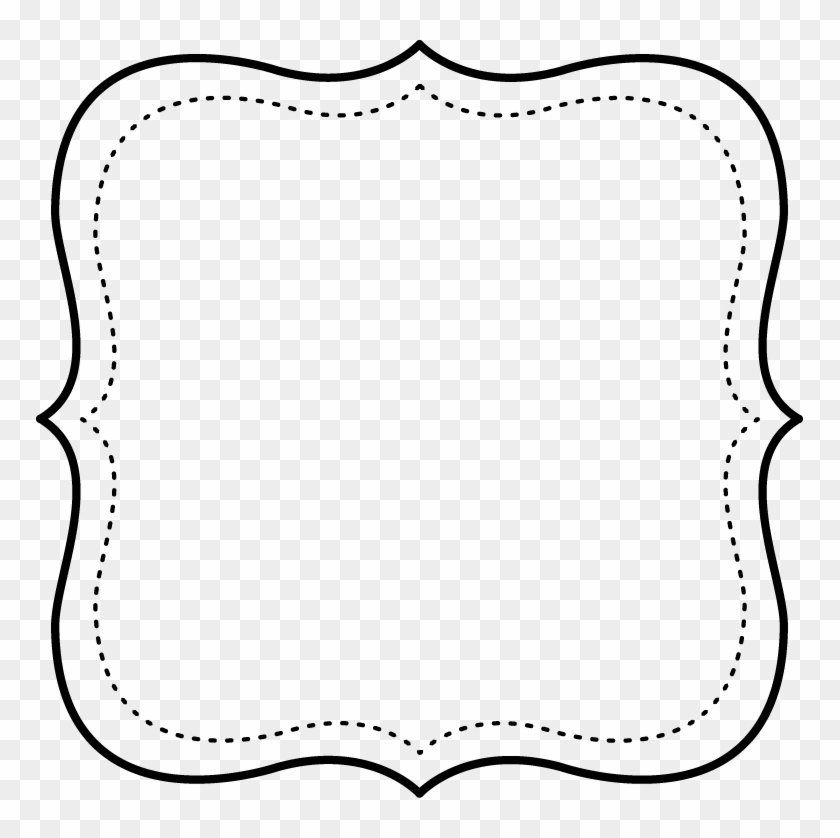 Free Printable Black And Withe Frame - Marcos Blanco Y Negro Clipart #313464