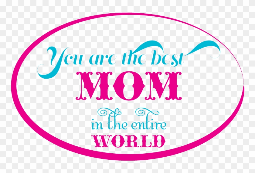 I Love You Mom Png - Circle Clipart