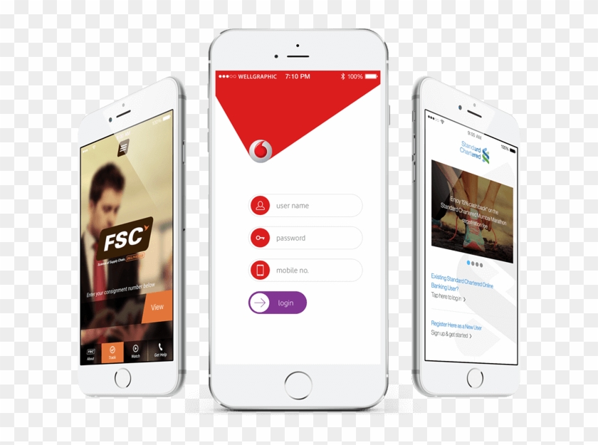 Mobile Application Developed By Brand Catalyst Media - Transparent Iphone App Mobile Png Clipart