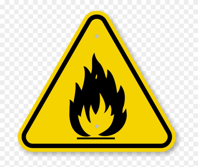 Danger Fire Png Photos - Fire Hazard Sign Clipart #314331