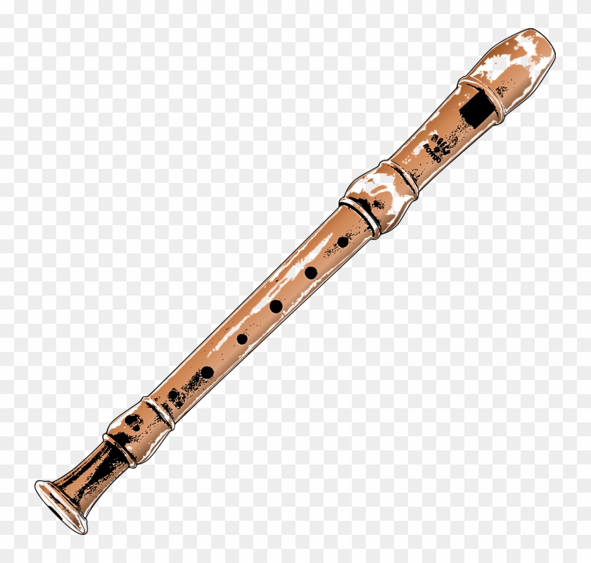 Recorder, Flute, Music, Woodwind, Musical Instruments - Flute Woodwind Clipart #314490