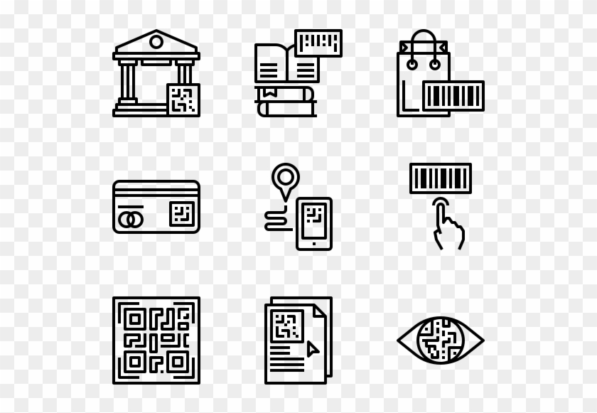 Barcode And Qr Code - Png ทำ พอร์ต Clipart