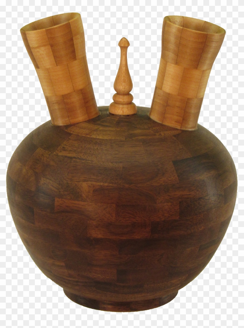 Walnut Pueblo Indian Wedding Vase - Earthenware Clipart