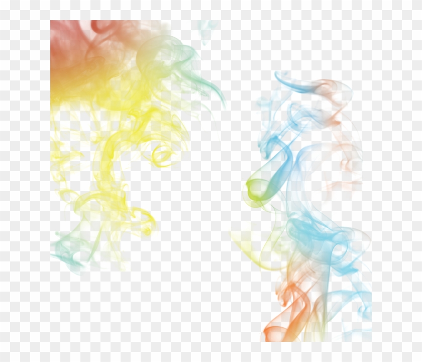 Smoke Illustration Rainbow Concept Design Art Soft - Transparent Smoke Effect Png Clipart