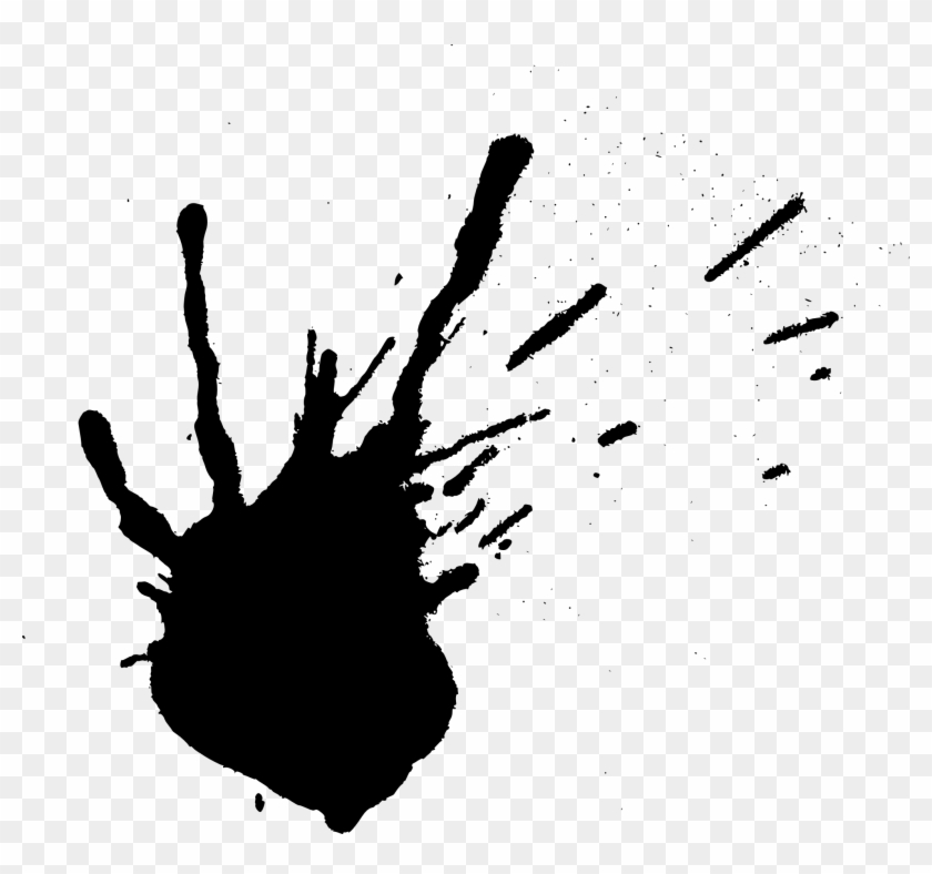 20 Black Paint Splatters Vol - Illustration Clipart