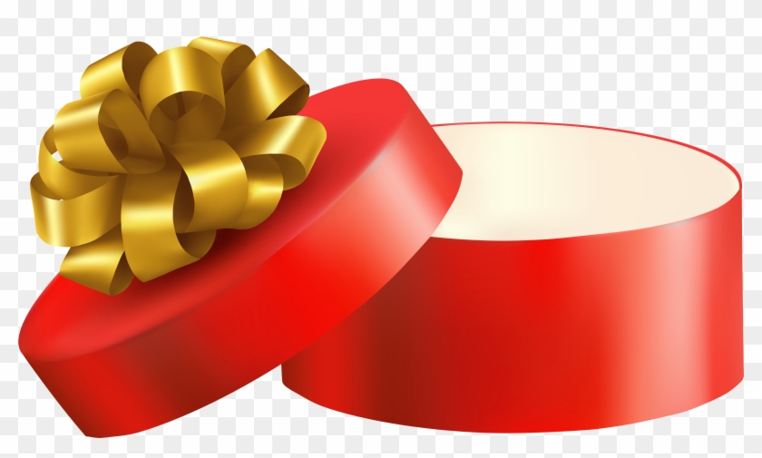 Red Open Gift Png Clipart - Caixa De Presente Vermelha Png Transparent Png