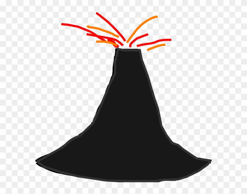 Volcano Clipart - Clipartion - Com - Png Download