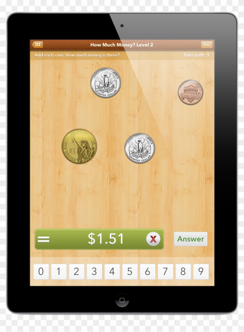 It's Raining Money Well, It Is In Academy Coins, Our - Tablet Computer Clipart #317570