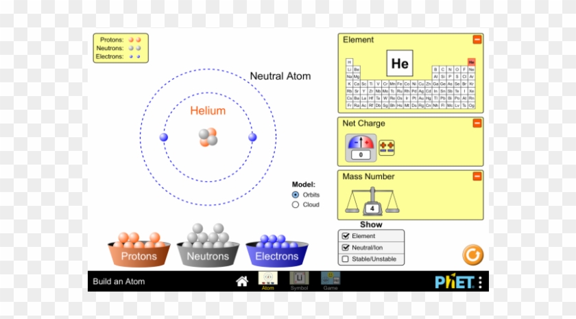 Build An Atom - Build A Atom Clipart