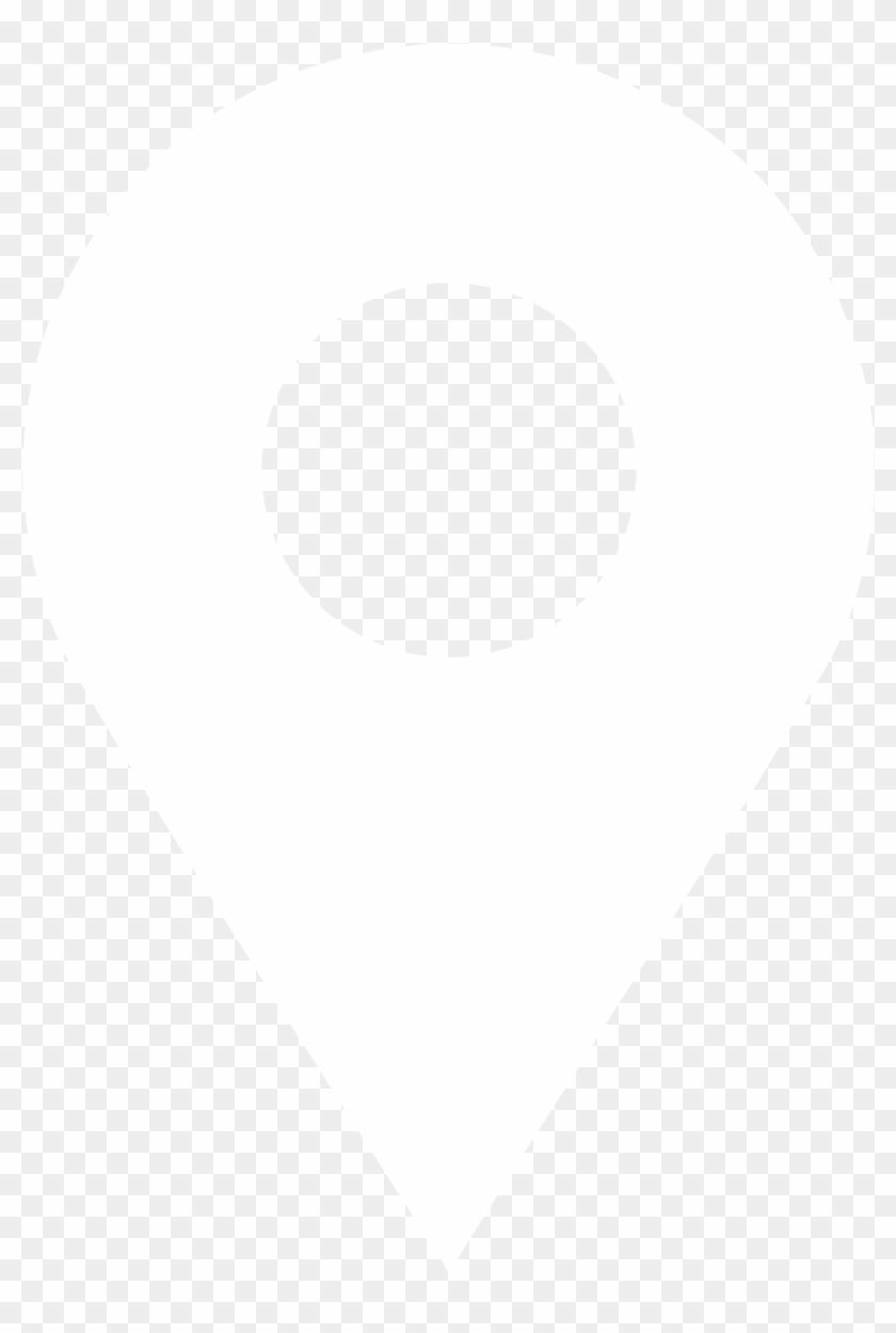White Transparent Location Pin Gps Maps Visitor Information - Johns Hopkins Logo White Clipart