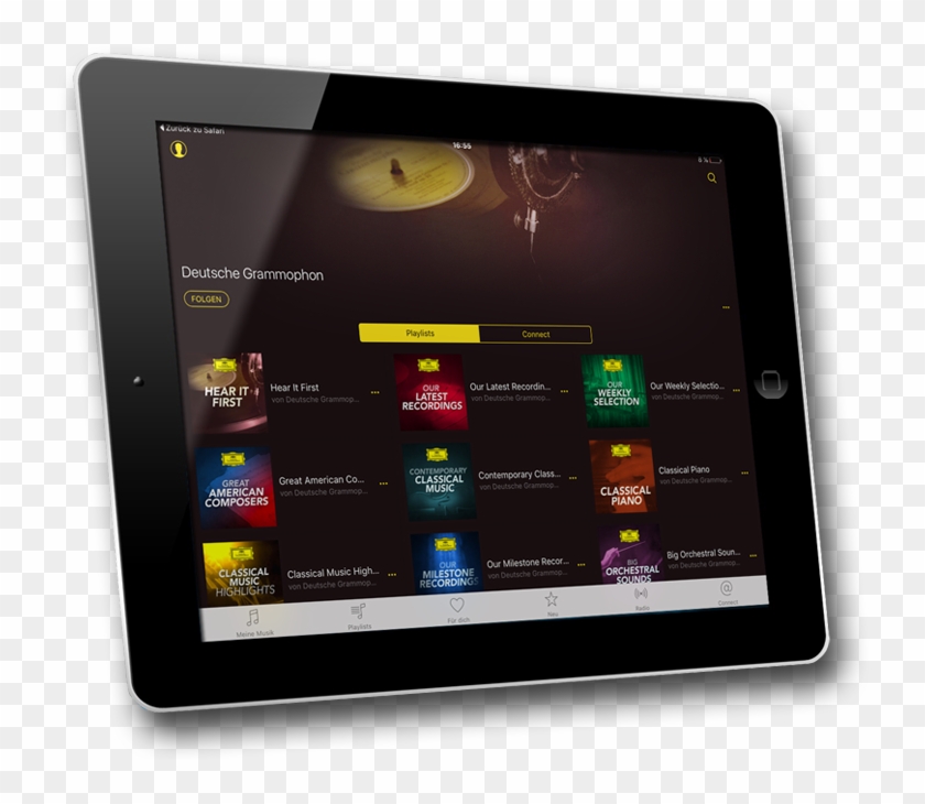 Deutsche Grammophon Curated Channel - Tablet Computer Clipart #318377