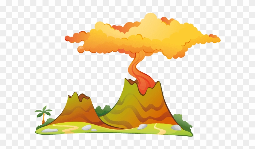 Volcan Dinosaurios Png Clipart