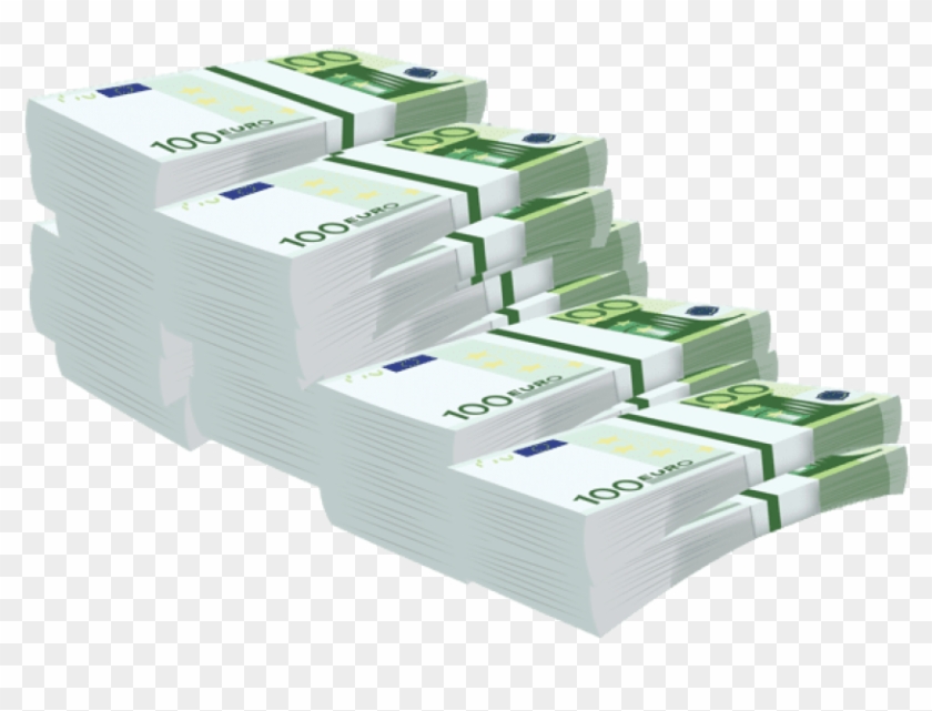 Free Png Download 100 Euro Bundle Stairs Transparent - Bundle Of Money Png Clipart #318427