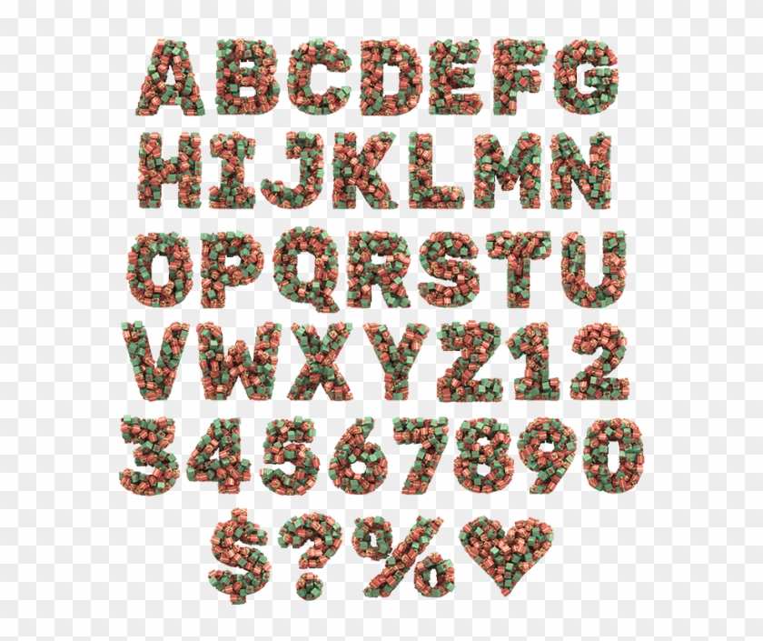 Christmas Presents Gift Box Font - Font Clipart #318502