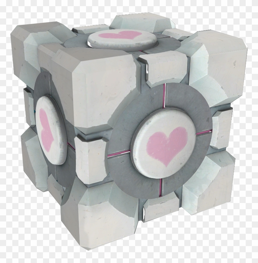 Companion Cube Png - Cubo De Compañia Portal Clipart #318783