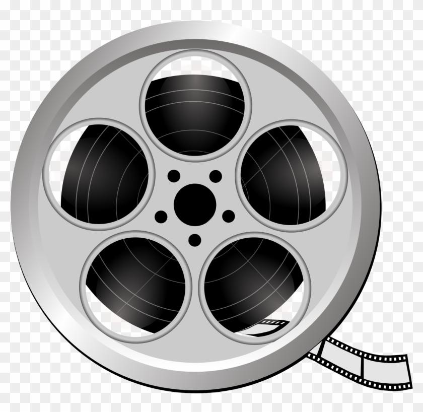 Movie Reel Buddhist Film Reel Clip Art At Vector Clip - Transparent Background Film Reel - Png Download