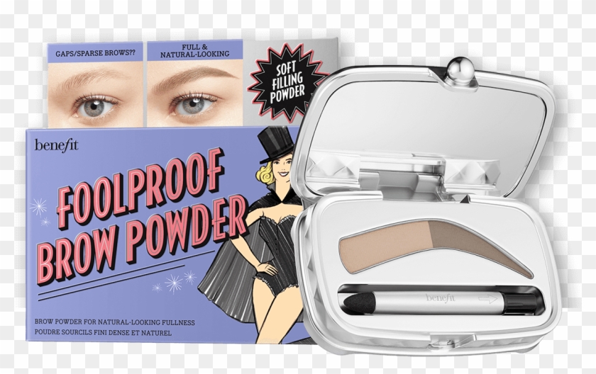 Foolproof Eyebrow Powder Gives You Natural, Fuller - Fool Proof Brow Powder Benefit 1 Clipart