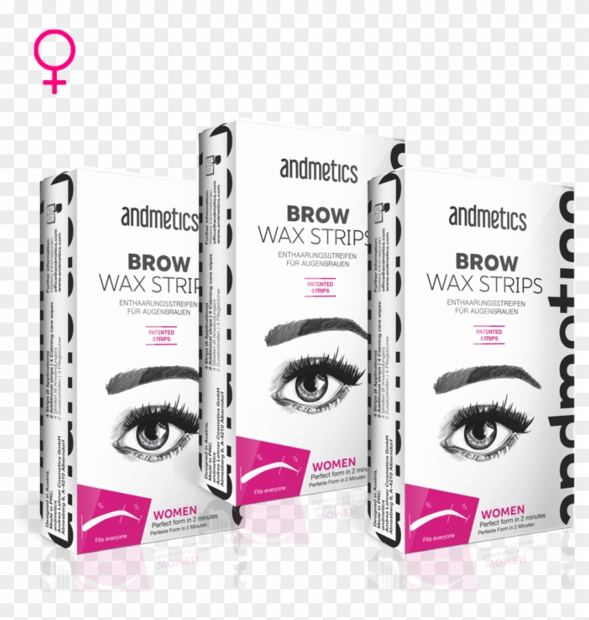 Andmetics Multi Fun Brow Wax Strips - Eyebrow Wax Strips Clipart #319256