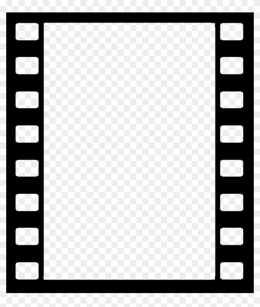 Movie Film Strip Clipart - Film Strip Border - Png Download