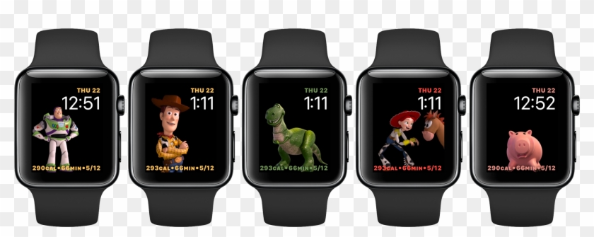 Toy Story Apple Watch Faces Arrive In Watchos 4 Beta - Apple Watch 3 Disney Clipart #319535