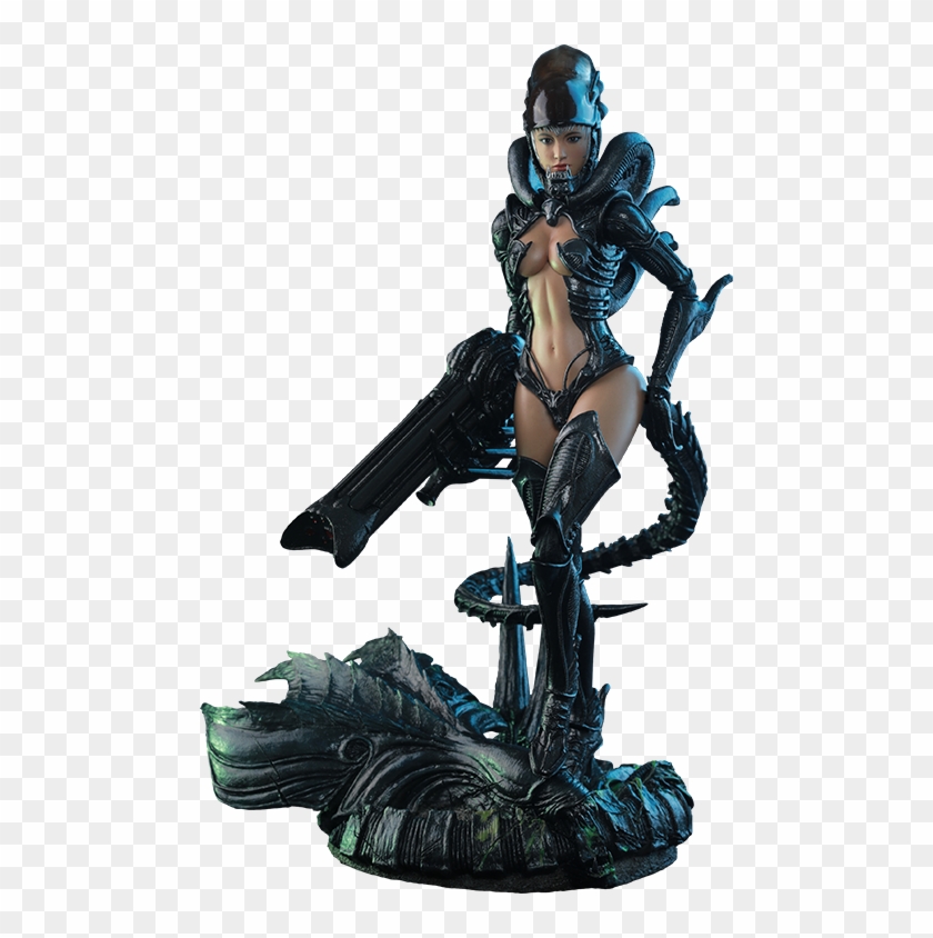 Alien Girl - Alien Vs Predator Figure Clipart