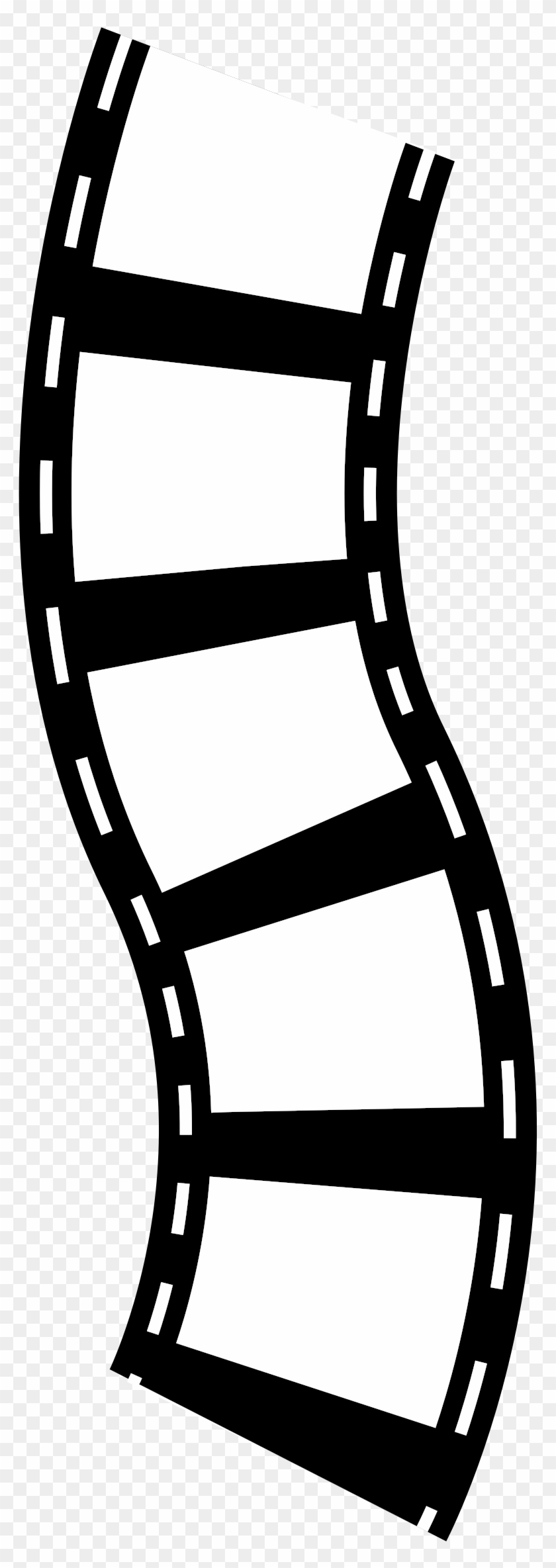 Vector Black And White Library Big Image Png - Film Roll Clip Art Transparent Png