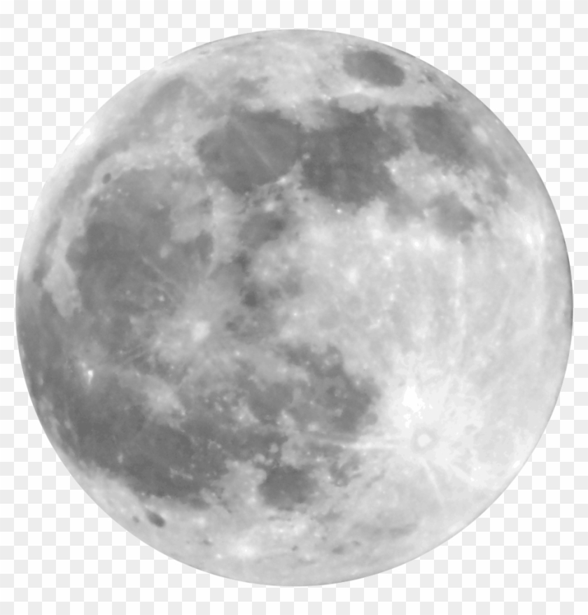 Moon Png - Full Moon Vector Png Clipart