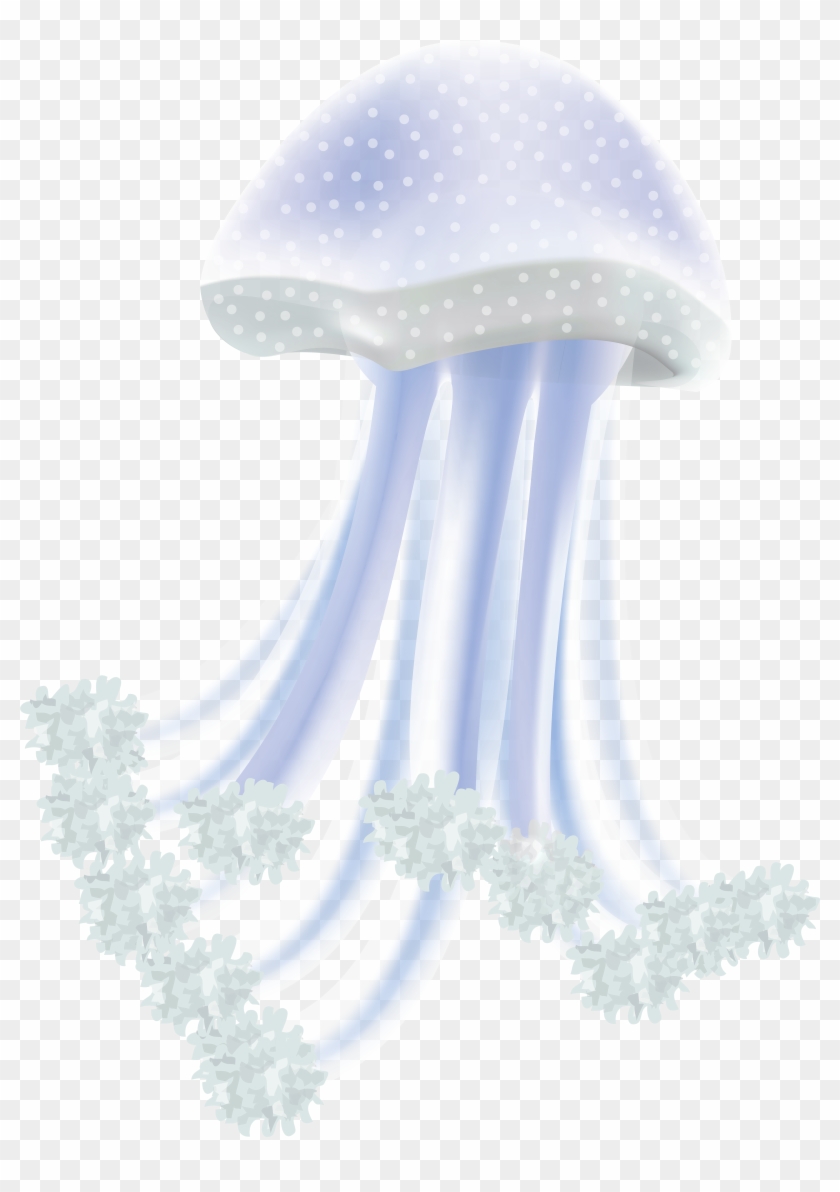 Jellyfish Png Transparent Clip Art Image - Transparent Background Jellyfish Transparent Clipart #319986