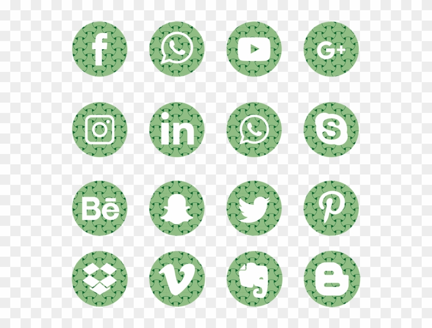 Icons Set Symbol - Free Social Icon Png Clipart