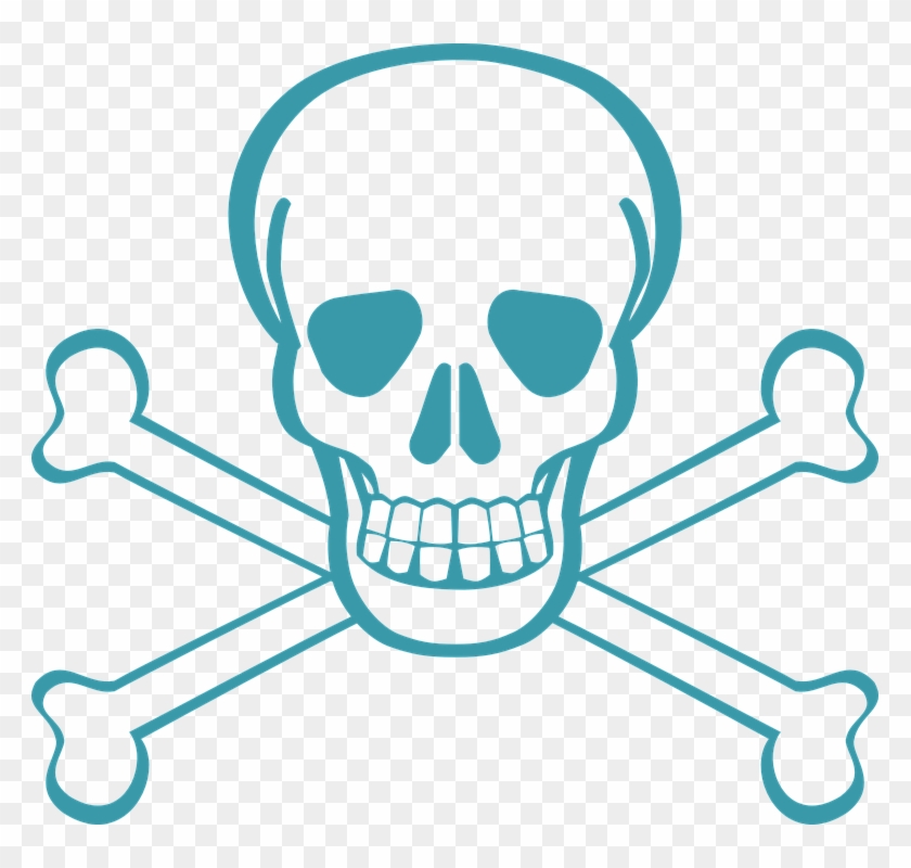 Death Clipart Crossbones - Skull And Crossbones - Png Download