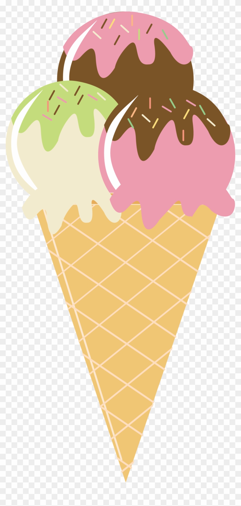 Cute Cliparts ❤ Photo By @daniellemoraesfalcao - Summer Ice Cream Clipart - Png Download