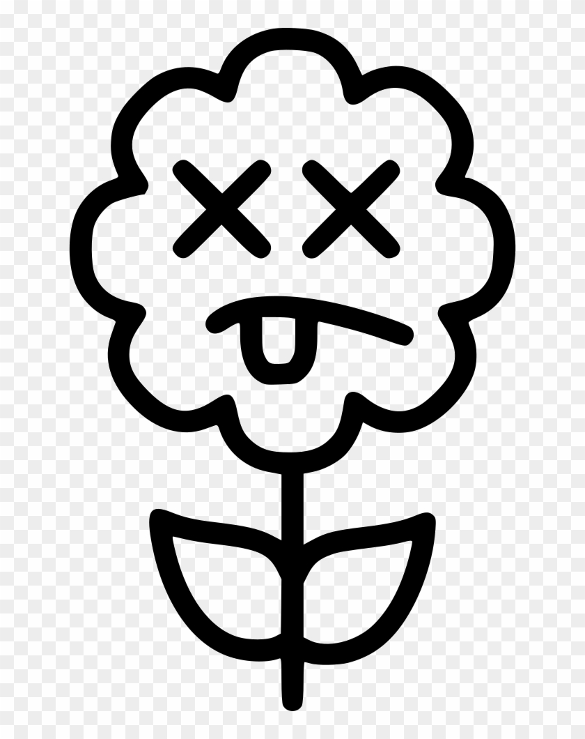 Dead Flower Png - Flower Outline Svg Clipart