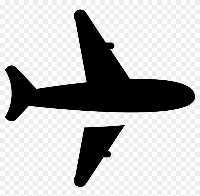 Plane Svg White - Monoplane Clipart #3101793