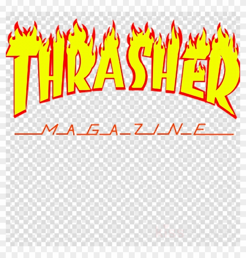 Gta V Logo Transparent - Thrasher Magazine Logo Png Clipart