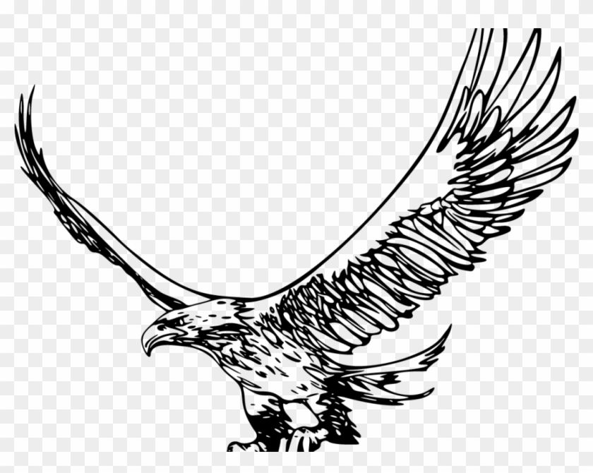 Flying Eagle Vinyl Clipart