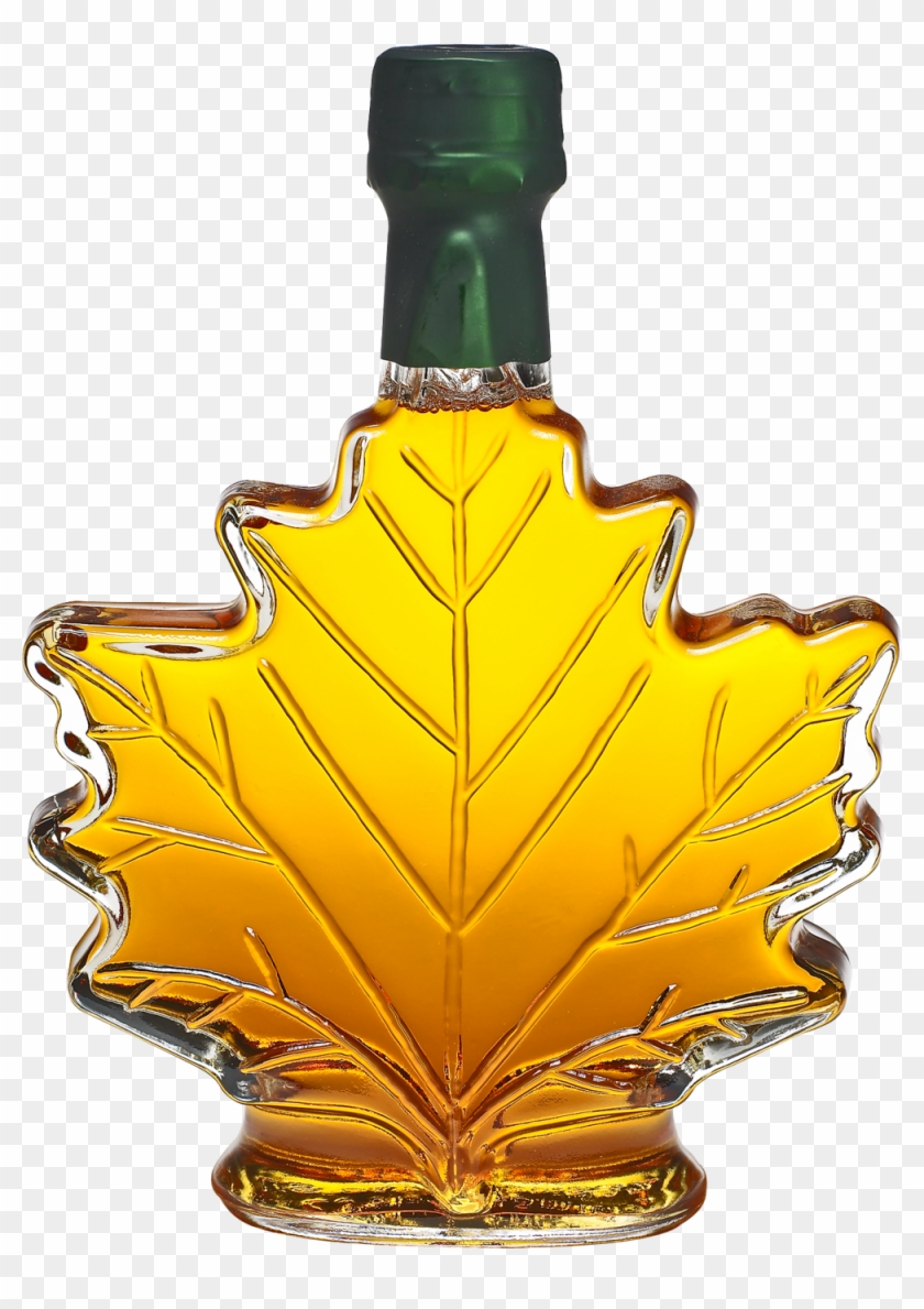 Maple Syrup From Vermont Yummy - Maple Leaf Syrup Bottle Png Clipart #3104164