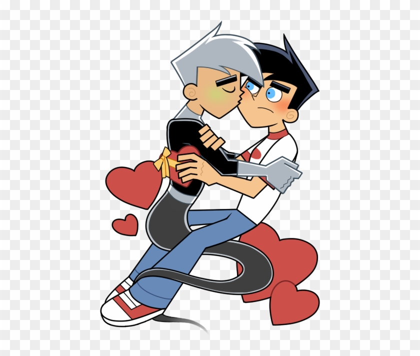 Only In This World Would Danny Get Shipped To Himself - Cartoon Clipart