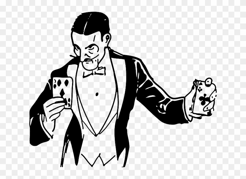 Clipart Library Stock Magician Drawing - Magician Clip Art - Png Download #3104825