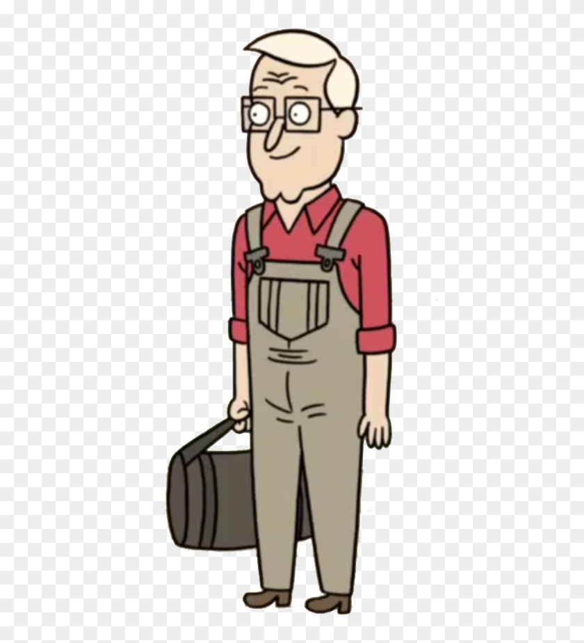 Jan The Wallpaper Man - Maitre D Regular Show Clipart #3105273